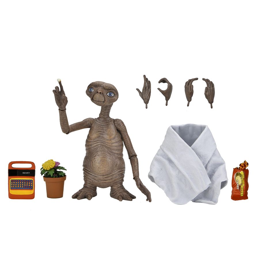 ultimate e.t. actionfigur von neca 12cm groß mit zubehör