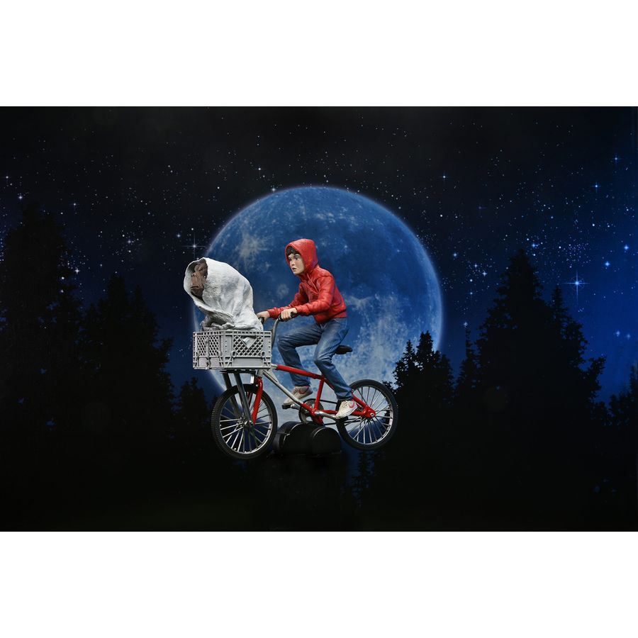 E.T. & Elliott on Bicycle 40th Anniversary Actionfigur