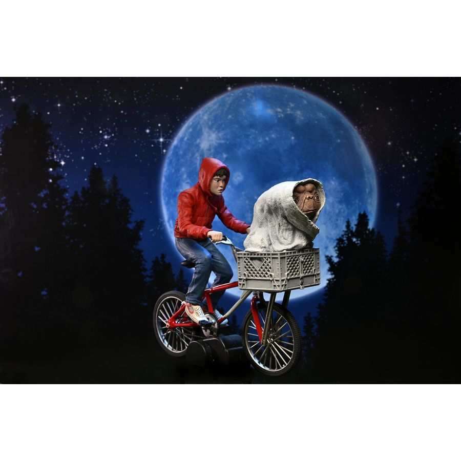 E.T. & Elliott on Bicycle 40th Anniversary Actionfigur