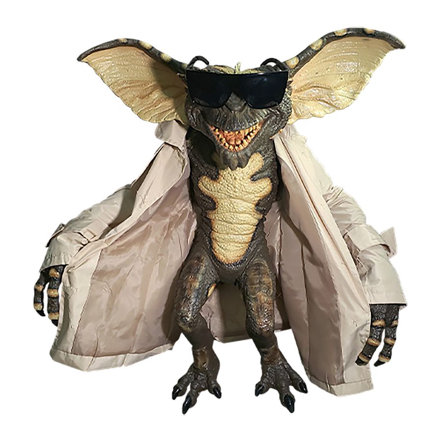 Flasher Gremlin mit Mantel und Sonenbrille. Sicht von vorne. Hersteller Trick Or Treat