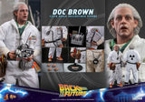 Doc Brown Actionfigur von Hot Toys ca. 28 cm groß