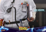 Doc Brown Actionfigur von Hot Toys ca. 28 cm groß