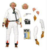 Doc Brown 18cm Actionfigur im weißen Hazmat Suit  mit Zubehör