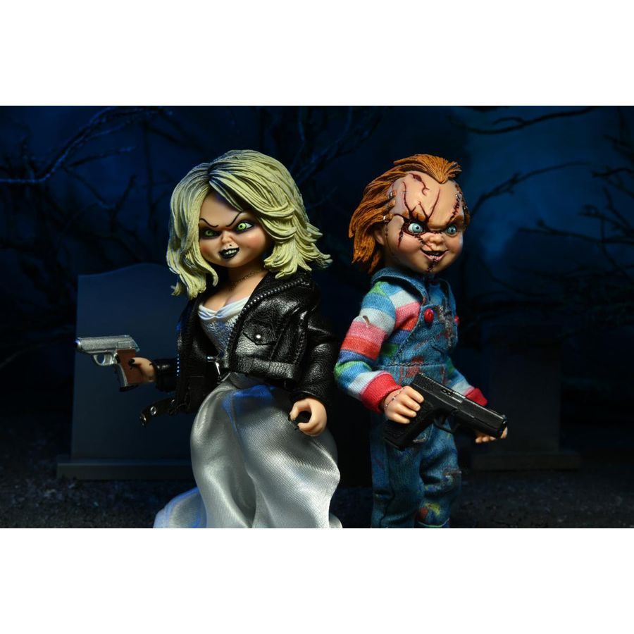 Chucky & Tiffany Bride of Chucky Clothed Actionfigur