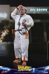 Doc Brown Actionfigur von Hot Toys ca. 28 cm groß