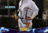 Doc Brown Actionfigur von Hot Toys ca. 28 cm groß