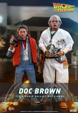 Doc Brown Actionfigur von Hot Toys ca. 28 cm groß