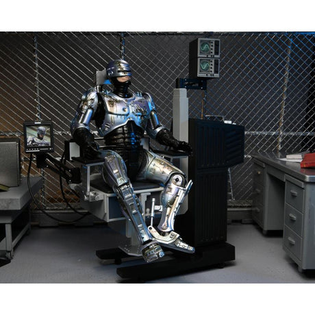 Ultimate RoboCop with Chair Battle Damaged Actionfigur