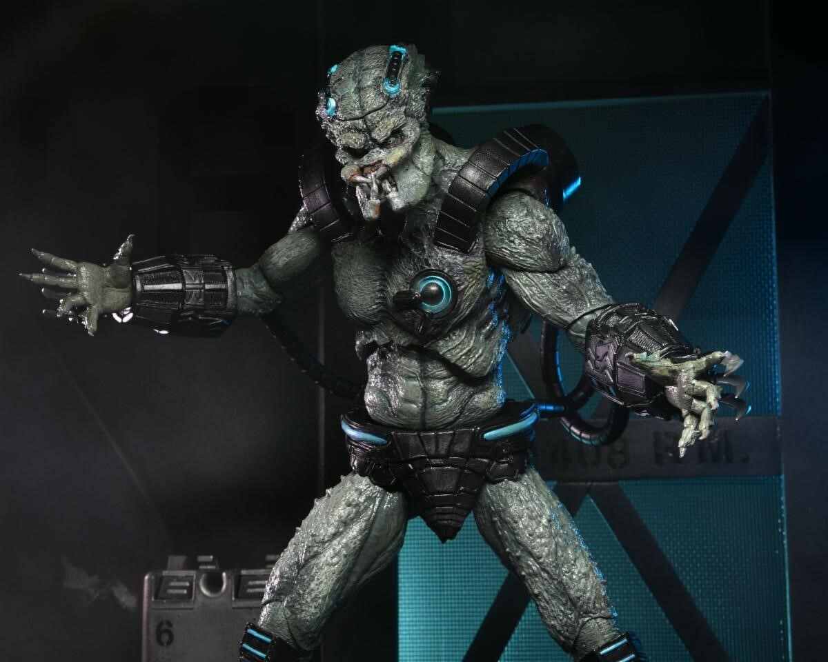 NECA Ultimate Deluxe Stone Heart Predator Concrete Jungle Actionfigur nah