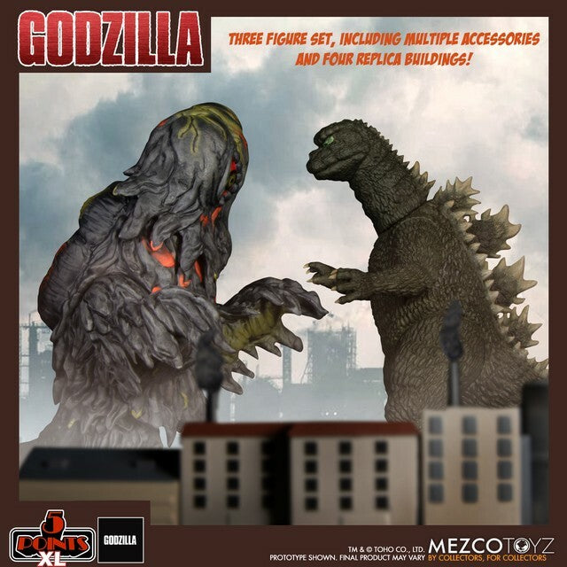 Godzilla vs Hedorah 5 Points XL Box Set Actionfigur