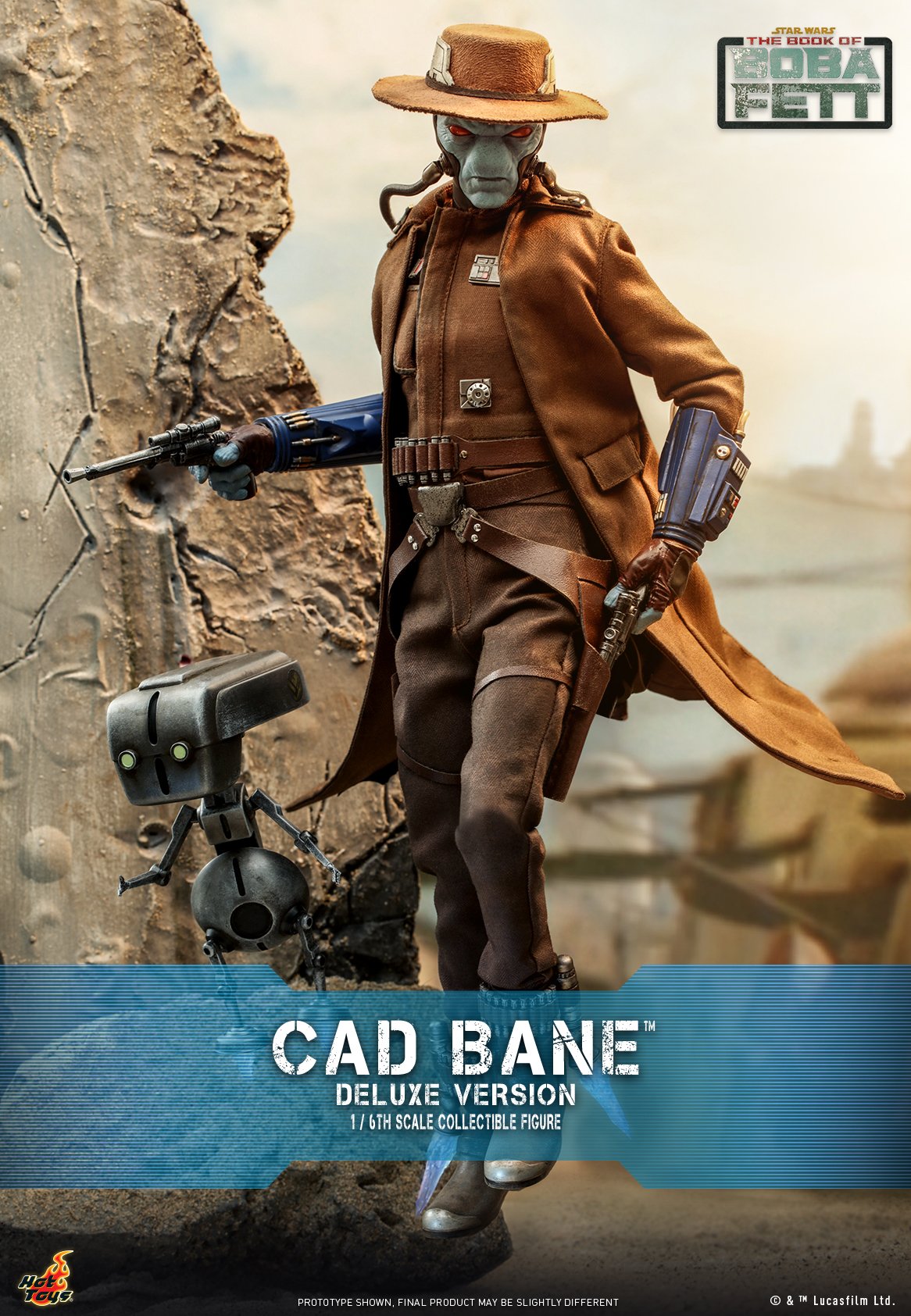 Cad Bane The Book of Boba Fett Deluxe Version TMS080 Star Wars 1/6 Actionfigur