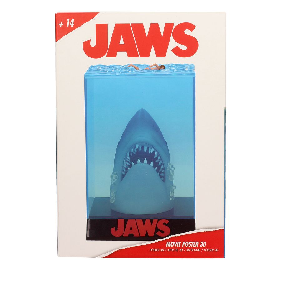 Der weisse Hai Jaws 3D Poster Statue