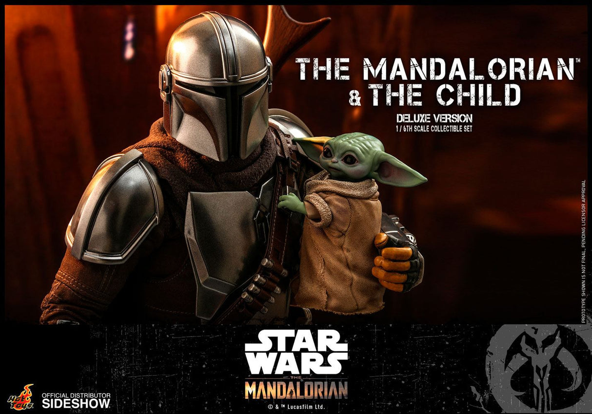 The Mandalorian & The Child Deluxe Version 1/6 TMS015 Actionfigur