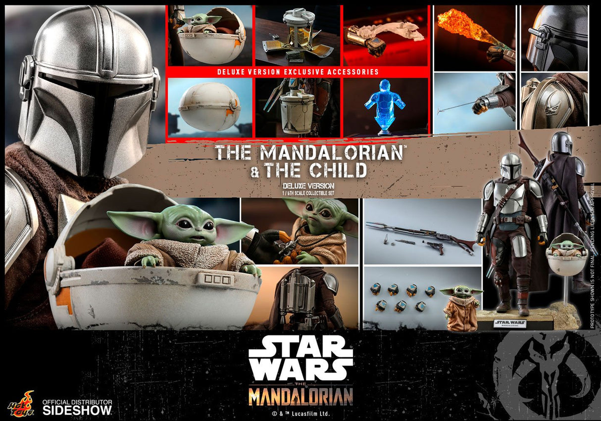 The Mandalorian & The Child Deluxe Version 1/6 TMS015 Actionfigur