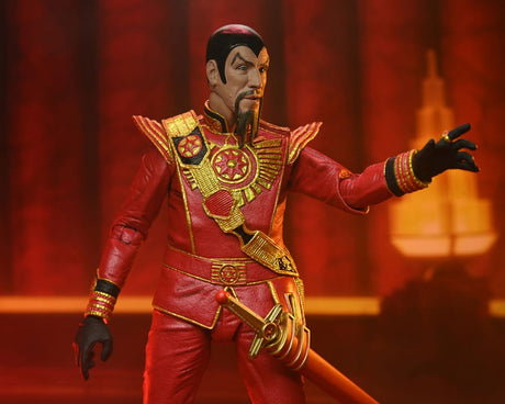 NECA Ultimate Ming (Red Military Outfit) Flash Gordon (1980) Actionfigur 14