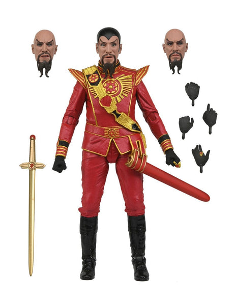 NECA Ultimate Ming (Red Military Outfit) Flash Gordon (1980) Actionfigur