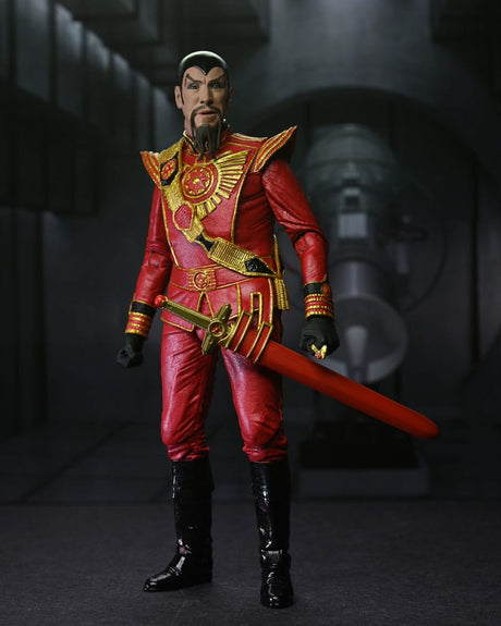 NECA Ultimate Ming (Red Military Outfit) Flash Gordon (1980) Actionfigur 3