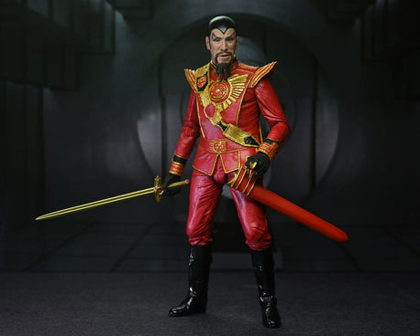 NECA Ultimate Ming (Red Military Outfit) Flash Gordon (1980) Actionfigur 4