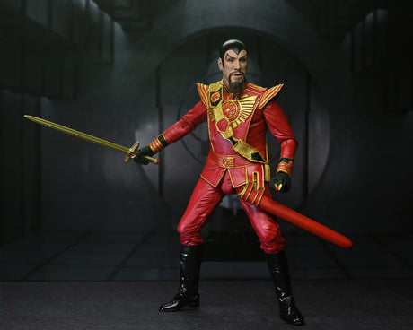 NECA Ultimate Ming (Red Military Outfit) Flash Gordon (1980) Actionfigur 5