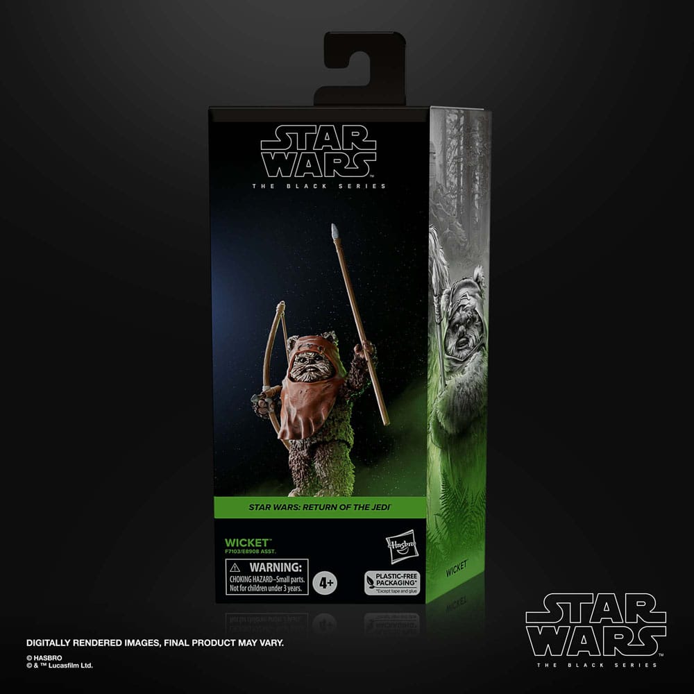 Wicket Actionfigur von Hasbro Star Wars in Verpackung