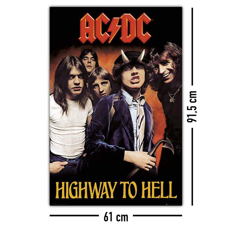 AC/DC Highway to Hell Poster