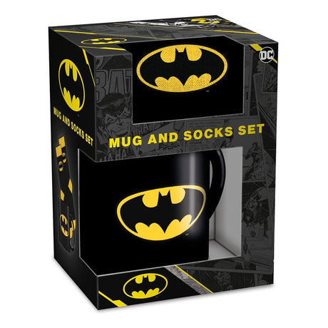 DC Comics Set Batman Tasse und Socken von Pyramid International in Verpackung