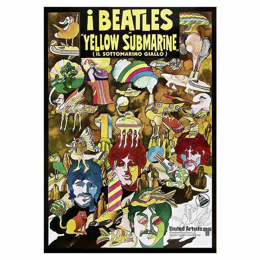 Beatles Yellow Submarine Poster