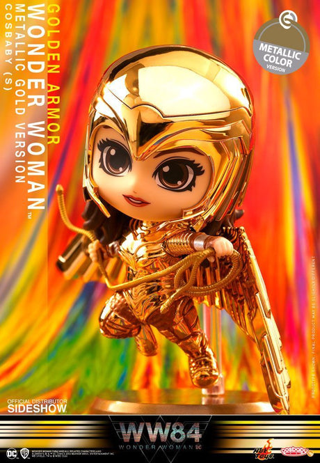 Wonder Woman 1984 Metallic Gold Version Cosbaby DC Minifigur