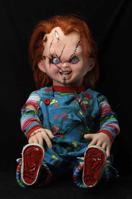 Chucky und seine Braut (Bride of Chucky) 1/1 Chucky Prop Replik Puppe von NECA 2