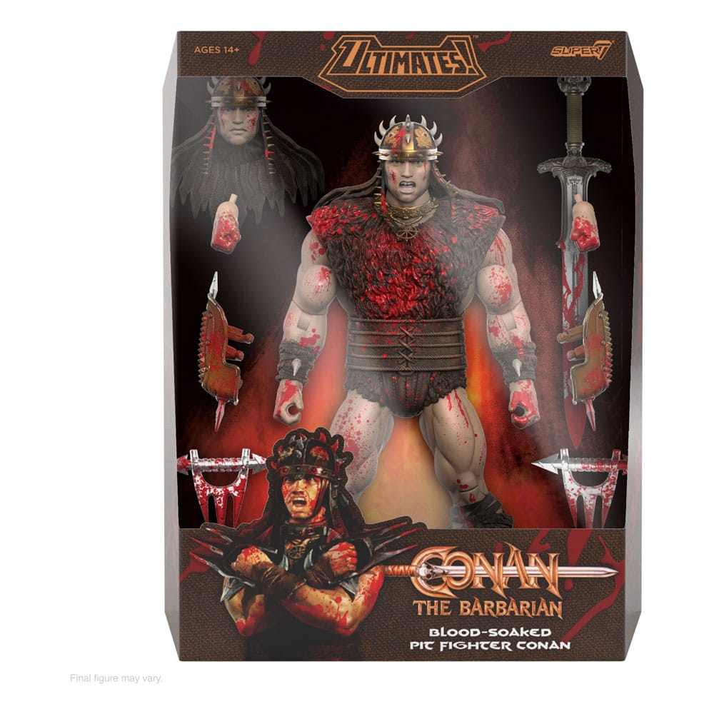 Conan der Barbar - Ultimates Conan Blood Soaked Pit Fighter 18 cm Actionfigur von Super7 2