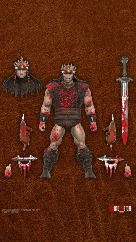 Conan der Barbar - Ultimates Conan Blood Soaked Pit Fighter 18 cm Actionfigur von Super7 5