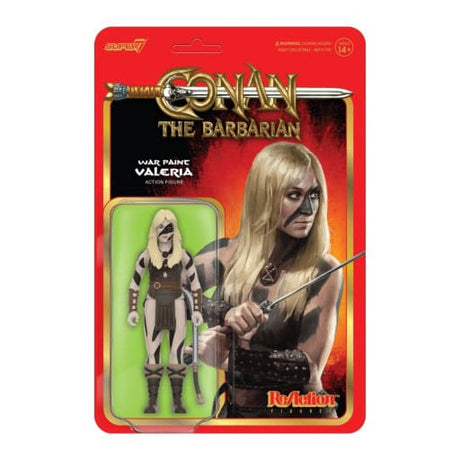 Conan Der Barbar ReAction Wave 02 Valeria (War Paint) Actionfigur von Super 7