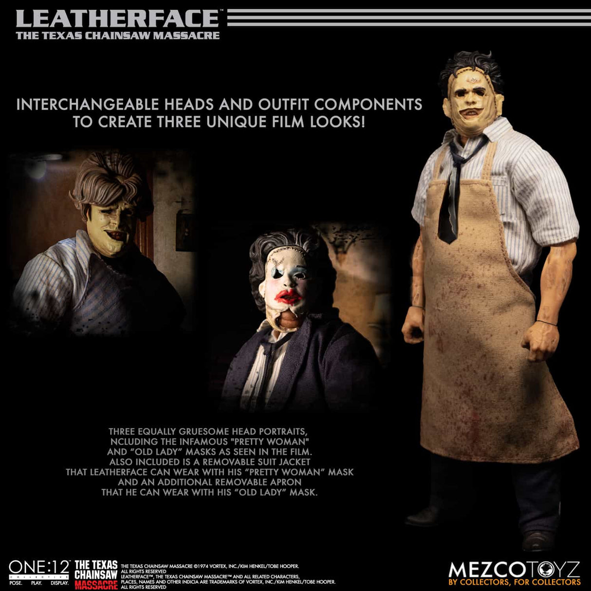 Leatherface Deluxe One:12 Texas Chainsaw Massacre Actionfigur