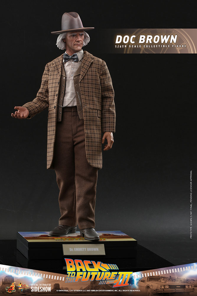 Zurück in die Zukunft III Doc Brown MMS67 1/6 Actionfigur 