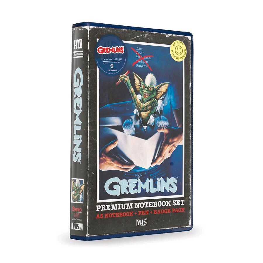 Gremlins Notizbuch Premium Set VHS Design