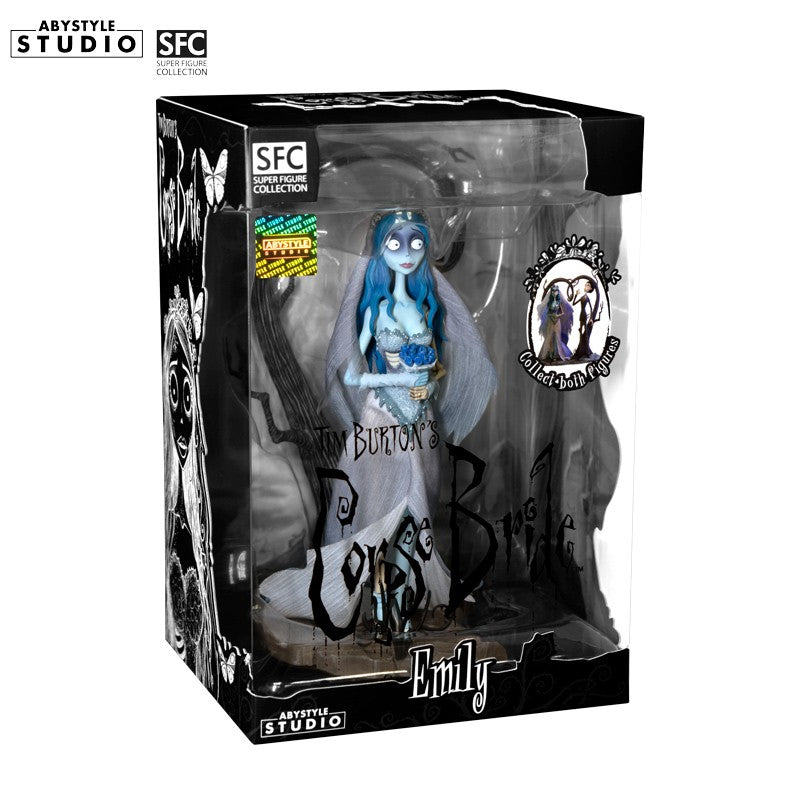 Emily hält Blumenstrauß 21cm Statue aus The Corpse Bride Abystyle Studio in Box