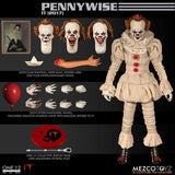  ES / IT - Stephen Kings Pennywise (2017) The One:12 Actionfigur von Mezco Toyz 3
