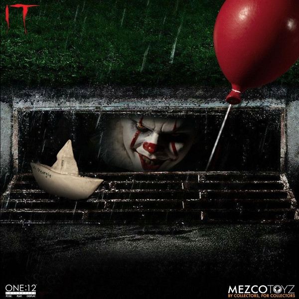  ES / IT - Stephen Kings Pennywise (2017) The One:12 Actionfigur von Mezco Toyz 4