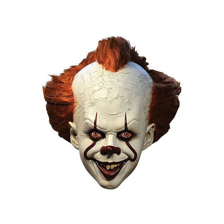 Es Pennywise Deluxe Maske von Trich or Treat Studios für Halloween und Sammler