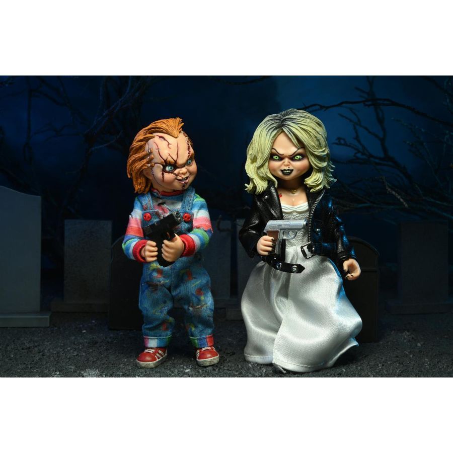 Chucky & Tiffany Bride of Chucky Clothed Actionfigur