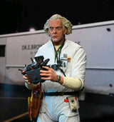 Doc Brown 18cm Actionfigur im weißen Hazmat Suit mit Fernbedienung