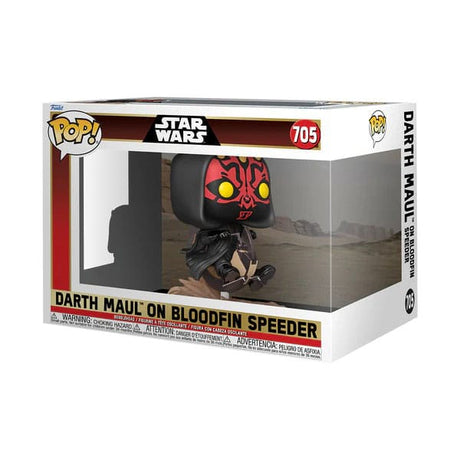 Star Wars Darth Maul on Bloodfin POP! Rides Deluxe Wackelkopf Vinyl Figur von FUNKO in Verpackung