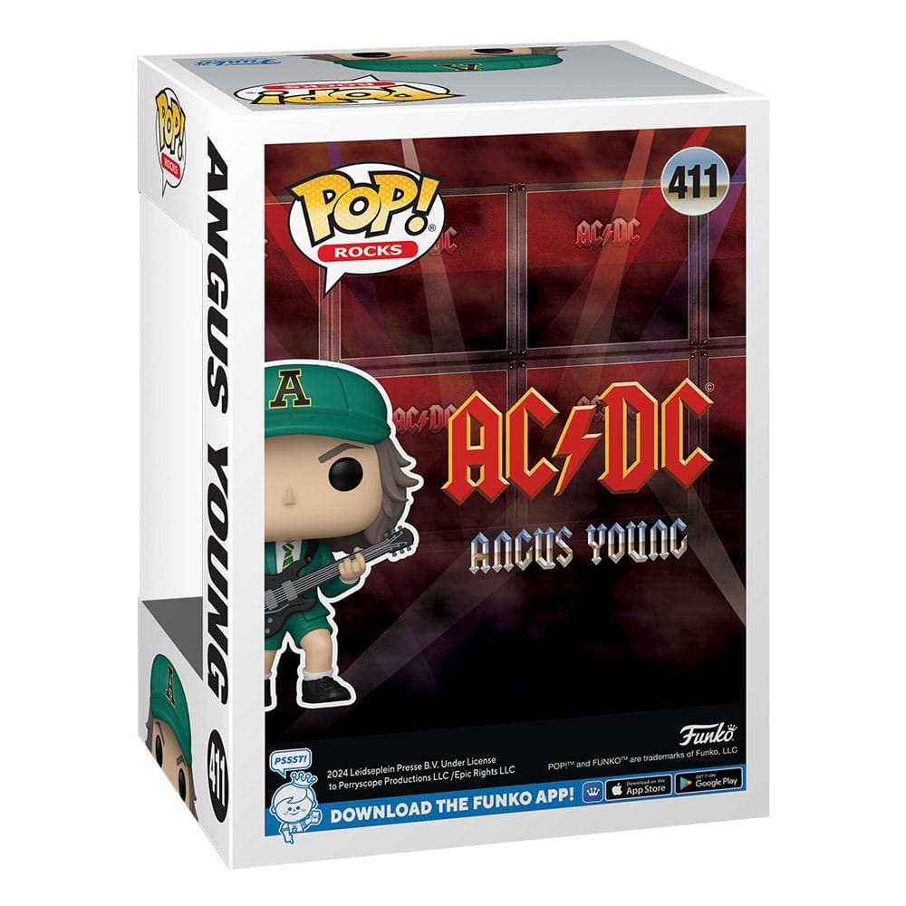 FUNKO AC/DC Angus Young (green) POP! Rocks Vinyl Figur 3