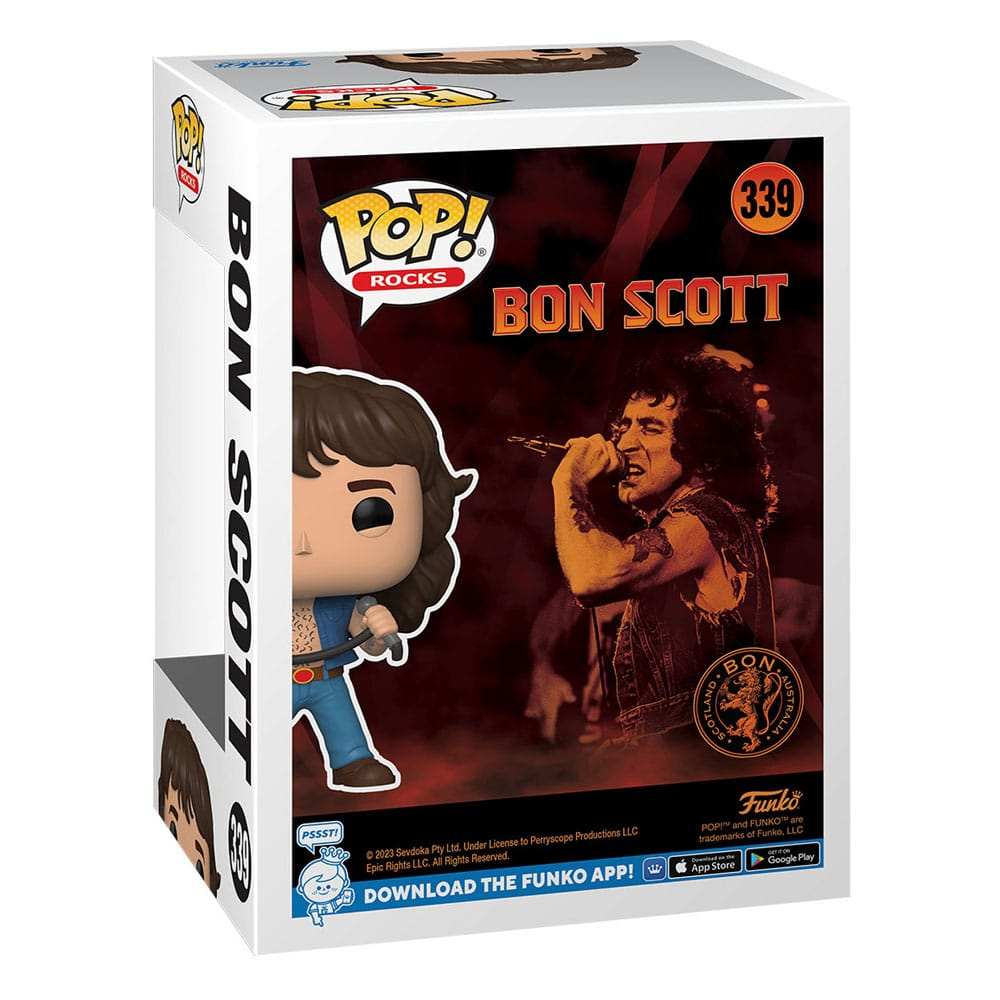 FUNKO AC/DC Bon Scott POP! Rocks Vinyl Figur 3