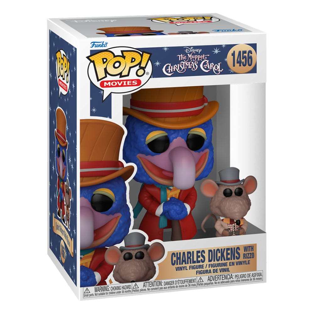 FUNKO Die Muppets Gonzo with Rizzo Weihnachtsgeschichte POP! Disney Vinyl Figur in Verpackung