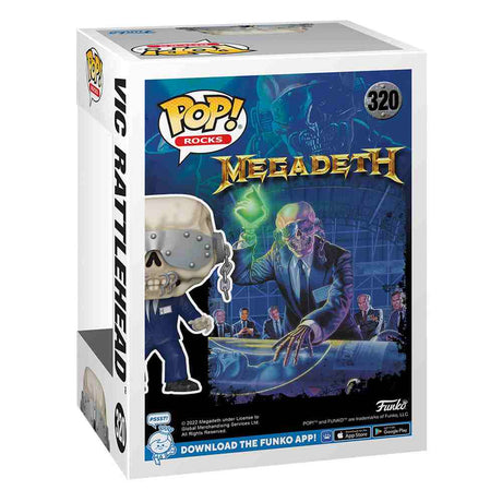 FUNKO POP! Megadeth Vic Rattlehead POP! Rocks 9 cm Vinyl Figur zum Sammeln 3