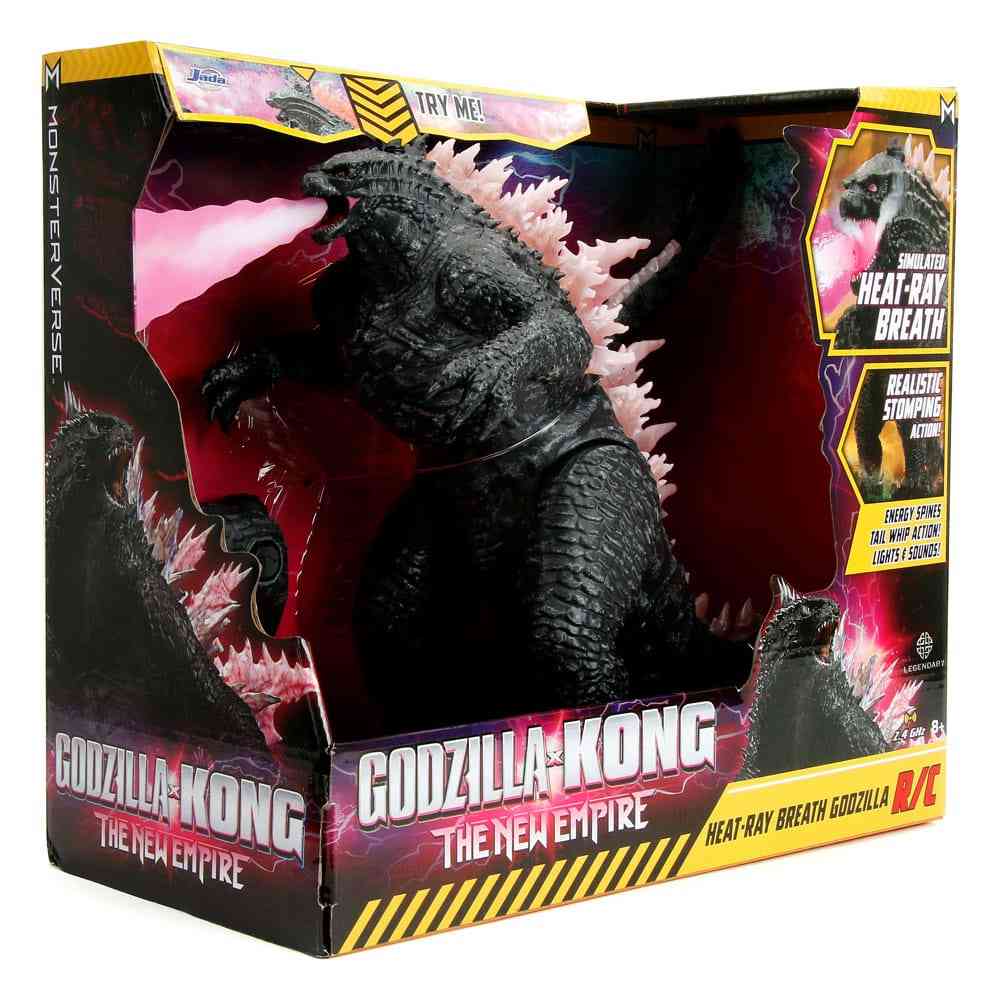 Godzilla x Kong The New Empire 63 cm RC 1/12 Heat-Ray Breath Godzilla von JADA 13