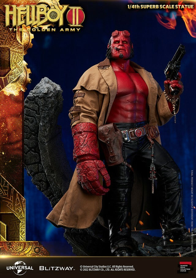 hellboy blitzway 1/4 Statue