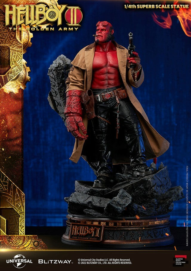 Hellboy 2 The Golden Army Hellboy 1:4 Scale Statue