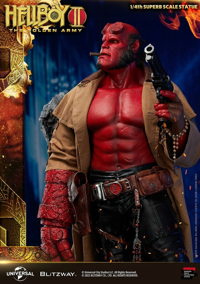 Hellboy 2 The Golden Army Hellboy 1:4 Scale Statue